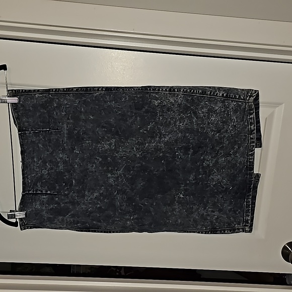 Klip Vintage Acid watch Dresses & Skirts - Klip blue jean acid washed 80's stretch bodycon RARE Vintage HTF sz 11